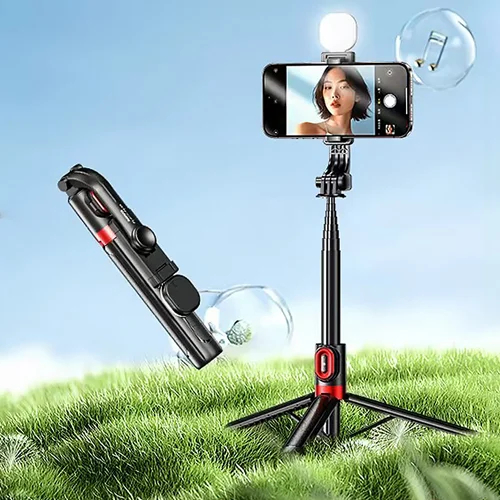 Ασύρματο Πτυσσόμενο Τρίποδο Κινητού - Selfie Stick 1.3m - Remax Ασύρματο Πτυσσόμενο Τρίποδο Κινητού - Selfie Stick 1.3m - Remax