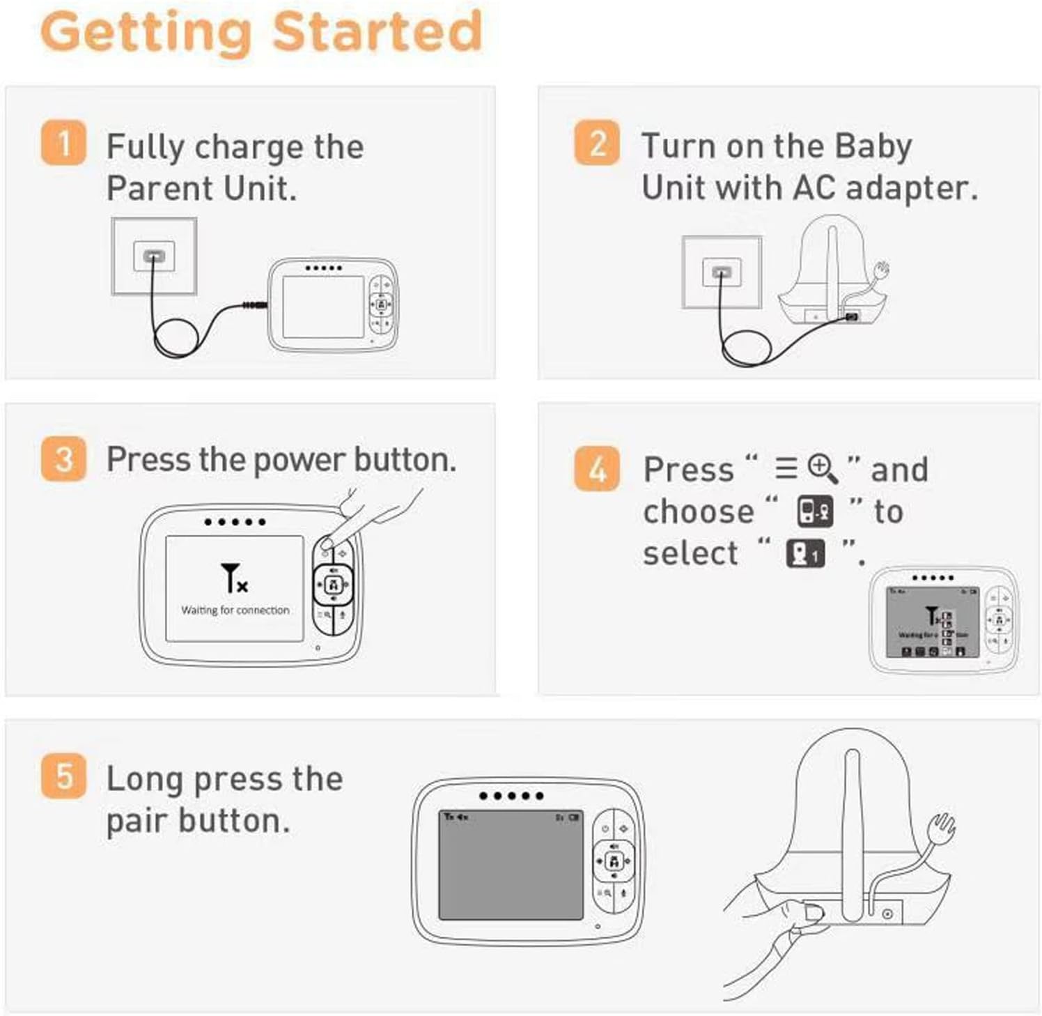 Ασύρματο Σύστημα Ασφαλείας - Παρακολούθησης Μωρού με Κάμερα, Έγχρωμη LCD Οθόνη 3.5 inch, Ενδοεπικοινωνία, Νυχτερινή Όραση & Ανίχνευση Θερμοκρασίας Ασύρματο Σύστημα Ασφαλείας - Παρακολούθησης Μωρού με Κάμερα, Έγχρωμη LCD Οθόνη 3.5 inch, Ενδοεπικοινωνία, Νυχτερινή Όραση & Ανίχνευση Θερμοκρασίας