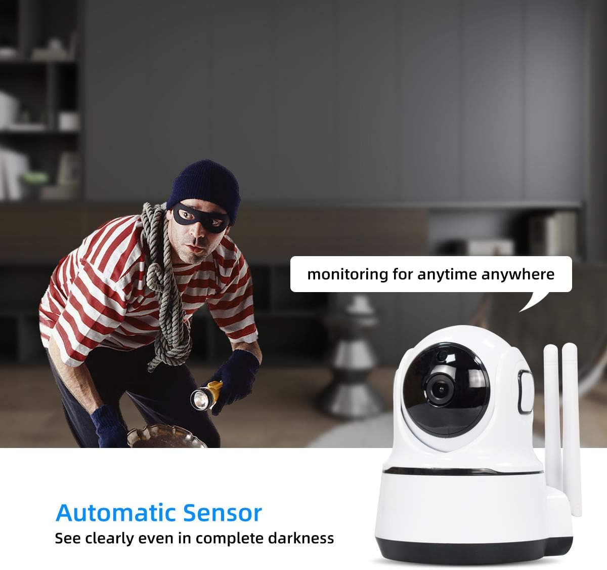 Ασύρματο Σύστημα Συναγερμού WiFi με Ανιχνευτή Κίνησης & Αισθητήρα Πόρτας Ασύρματο Σύστημα Συναγερμού WiFi με Ανιχνευτή Κίνησης & Αισθητήρα Πόρτας