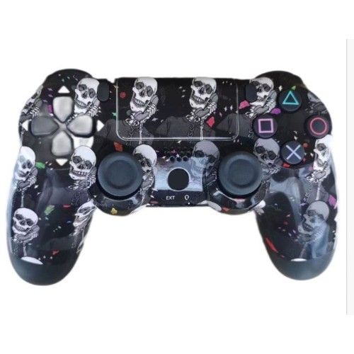Ασύρματο Χειριστήριο Gamepad PS4 Doubleshock - Συμβατό με PS TV PS Now Wireless Controller Μαύρο Νεκροκεφαλές Ασύρματο Χειριστήριο Gamepad PS4 Doubleshock - Συμβατό με PS TV PS Now Wireless Controller Μαύρο Νεκροκεφαλές