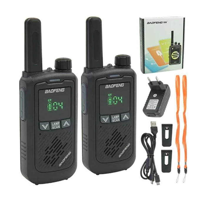 Ασύρματοι Πομποδέκτες Walkie Talkie Baofeng Μαύρο (2 Τμχ) Ασύρματοι Πομποδέκτες Walkie Talkie Baofeng Μαύρο (2 Τμχ)