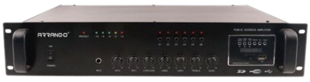 Ασύρματος Ενισχυτής Ήχου 180W με USB, TF & LCD - Arrango Ασύρματος Ενισχυτής Ήχου 180W με USB, TF & LCD - Arrango