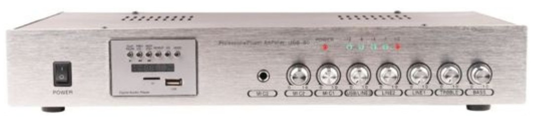 Ασύρματος Ενισχυτής Ήχου 80W με LCD και Πολλαπλές Επιλογές Συνδεσιμότητας - Arrango Ασύρματος Ενισχυτής Ήχου 80W με LCD και Πολλαπλές Επιλογές Συνδεσιμότητας - Arrango