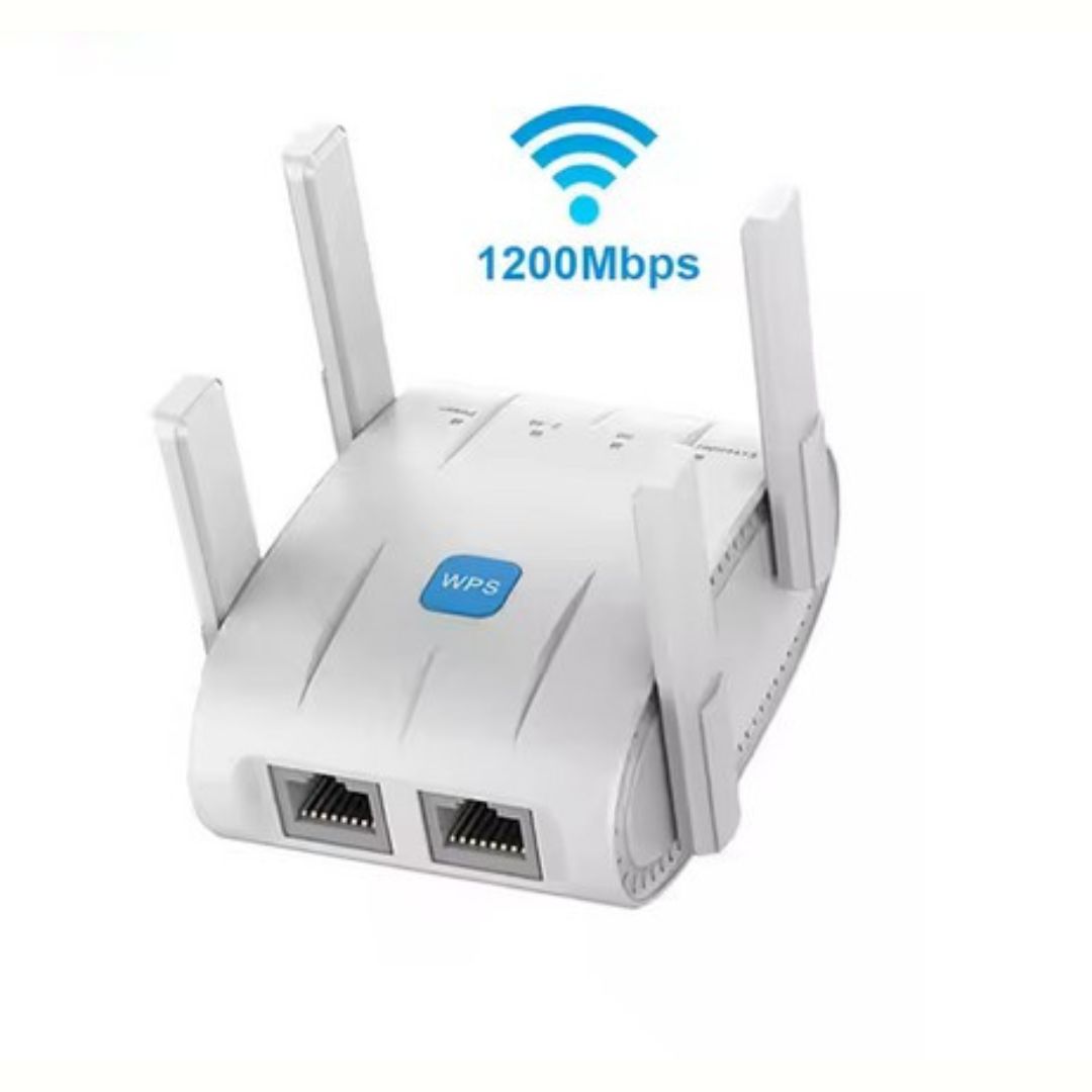 Ασύρματος Ενισχυτής Σήματος Wifi Extender 1200 Mbps Dual Band 2.4G & 5G με WPS Ασύρματος Ενισχυτής Σήματος Wifi Extender 1200 Mbps Dual Band 2.4G & 5G με WPS