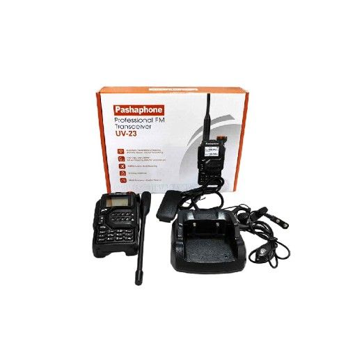 Ασύρματος Επαγγελματικός Πομποδέκτης 7W VHF UHF FM με Μεγάλη Μπαταρία & 128 Κανάλια – Walkie Talkie Pashaphone UV-23 Ασύρματος Επαγγελματικός Πομποδέκτης 7W VHF UHF FM με Μεγάλη Μπαταρία & 128 Κανάλια – Walkie Talkie Pashaphone UV-23
