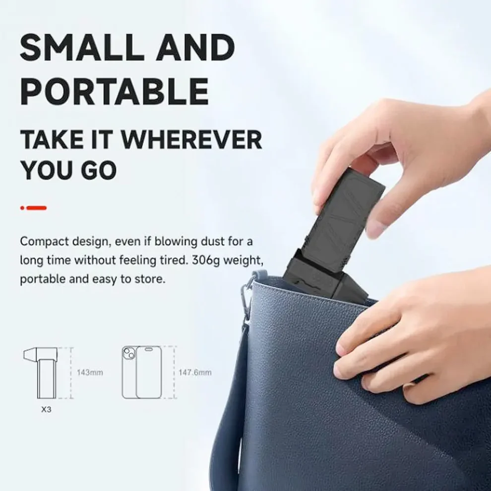 Ασύρματος Φορητός Φυσητήρας-Ανεμιστηράκι Χειρός με 3 Ταχύτητες και Φακό 130000 RPM- Super Power Turbo Fan X3 Ασύρματος Φορητός Φυσητήρας-Ανεμιστηράκι Χειρός με 3 Ταχύτητες και Φακό 130000 RPM- Super Power Turbo Fan X3