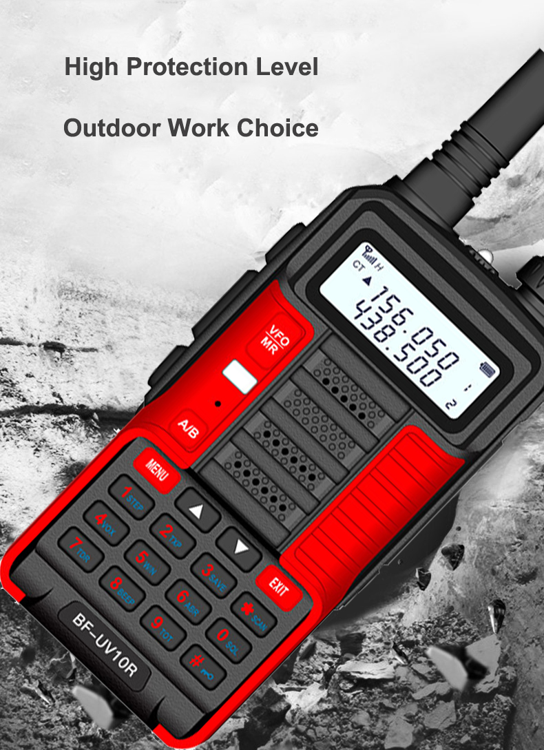 Aσύρματο Φορητός Πομποδέκτης Dual Band Walkie Talkie VHF/UHF 10W Baofeng με Μονόχρωμη Οθόνη Aσύρματο Φορητός Πομποδέκτης Dual Band Walkie Talkie VHF/UHF 10W Baofeng με Μονόχρωμη Οθόνη