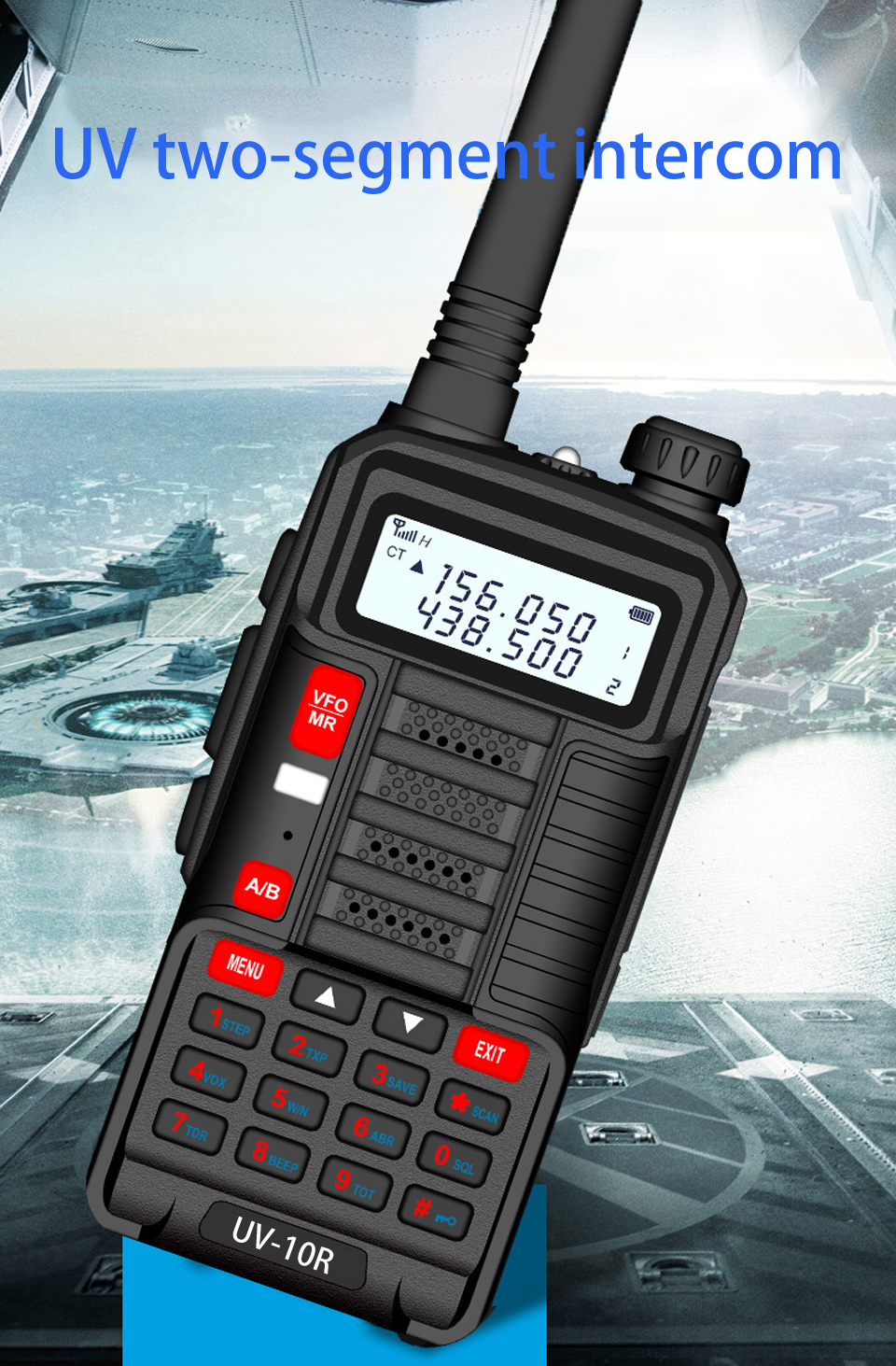 Aσύρματο Φορητός Πομποδέκτης Dual Band Walkie Talkie VHF/UHF 10W Baofeng με Μονόχρωμη Οθόνη Aσύρματο Φορητός Πομποδέκτης Dual Band Walkie Talkie VHF/UHF 10W Baofeng με Μονόχρωμη Οθόνη