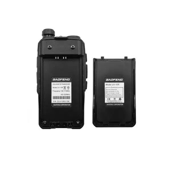 Ασύρματος Φορητός Πομποδέκτης Walkie Talkie VHF – UHF 10W Υψηλής Απόδοσης Baofeng Μαύρο 1 τμχ Ασύρματος Φορητός Πομποδέκτης Walkie Talkie VHF – UHF 10W Υψηλής Απόδοσης Baofeng Μαύρο 1 τμχ