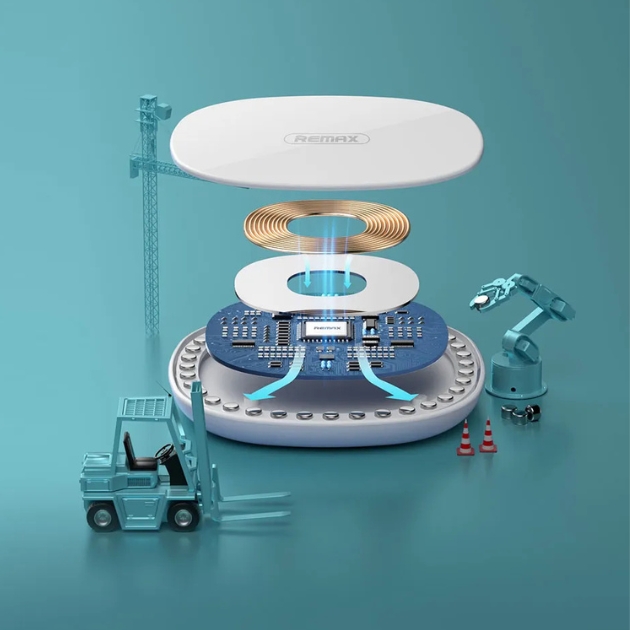 Ασύρματος Φορτιστής Wireless Charging Pad Qi 15W- Remax Ασύρματος Φορτιστής Wireless Charging Pad Qi 15W- Remax