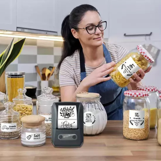 Ασύρματος Θερμικός Εκτυπωτής Ετικετών Bluetooth Mini Φορητός USB Ασύρματος Θερμικός Εκτυπωτής Ετικετών Bluetooth Mini Φορητός USB