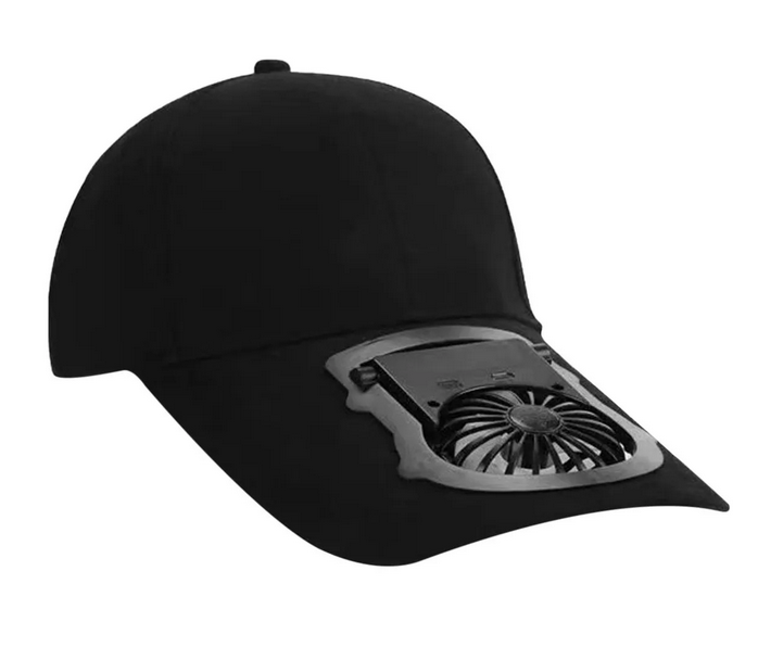 Αθλητικό Καπέλο Τύπου Jockey USB με Ανεμιστηράκι 2 Ταχυτήτων Αθλητικό Καπέλο Τύπου Jockey USB με Ανεμιστηράκι 2 Ταχυτήτων