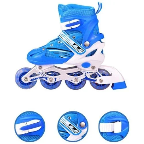 Αυξομειούμενα Πατίνια Rollers με Φωτιζόμενους Τροχούς και Φρένο Νο 35-38 Unisex Αυξομειούμενα Πατίνια Rollers με Φωτιζόμενους Τροχούς και Φρένο Νο 35-38 Unisex