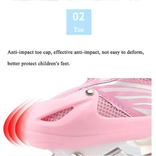 Αυξομειούμενα Πατίνια Rollers με Φωτιζόμενους Τροχούς και Φρένο Νο 35-38 Unisex Αυξομειούμενα Πατίνια Rollers με Φωτιζόμενους Τροχούς και Φρένο Νο 35-38 Unisex