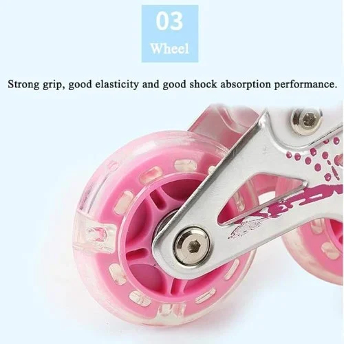 Αυξομειούμενα Πατίνια Rollers με Φωτιζόμενους Τροχούς και Φρένο Νο 35-38 Unisex Αυξομειούμενα Πατίνια Rollers με Φωτιζόμενους Τροχούς και Φρένο Νο 35-38 Unisex