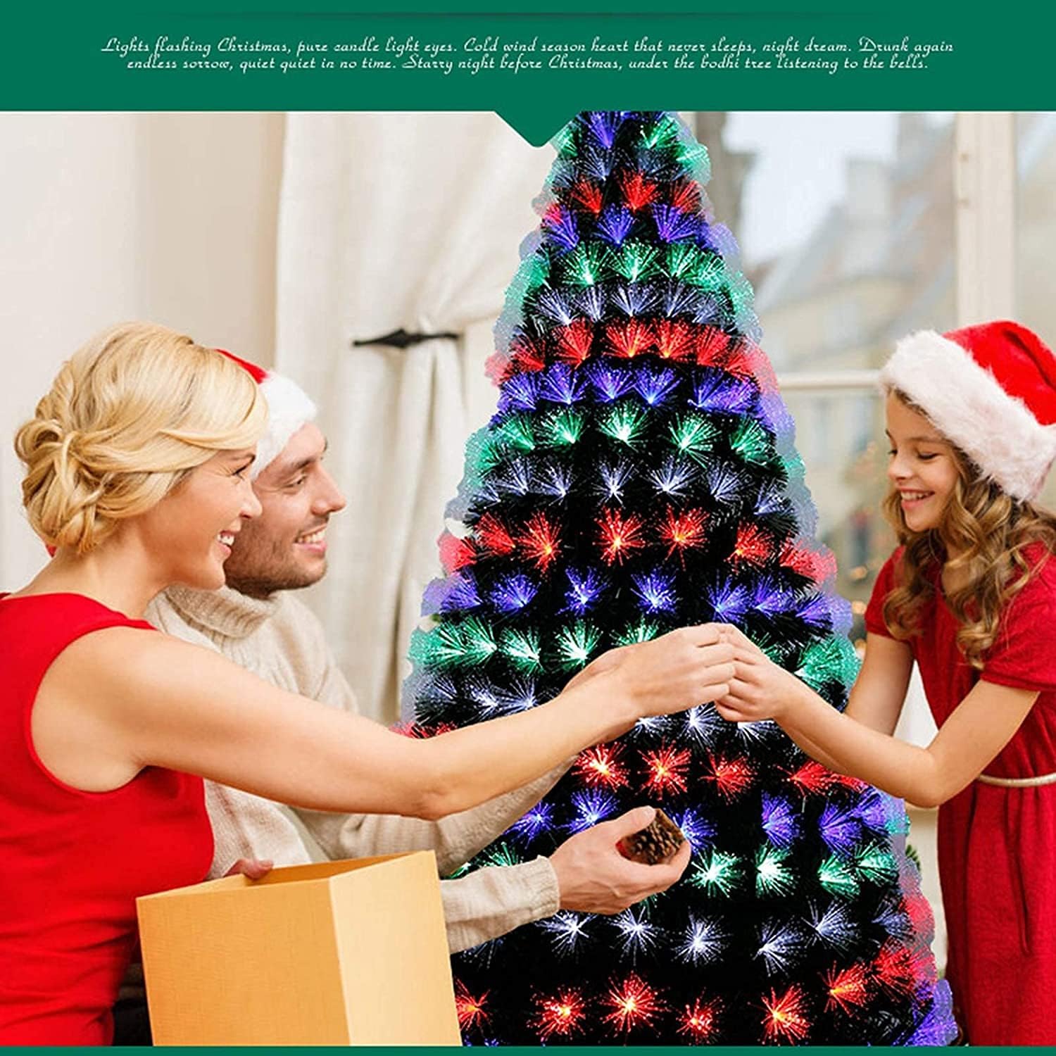 Αυτοφωτιζόμενο Χριστουγεννιάτικο Δέντρο 120cm Οπτικής Ίνας με Πολύχρωμο Φωτισμό Αυτοφωτιζόμενο Χριστουγεννιάτικο Δέντρο 120cm Οπτικής Ίνας με Πολύχρωμο Φωτισμό