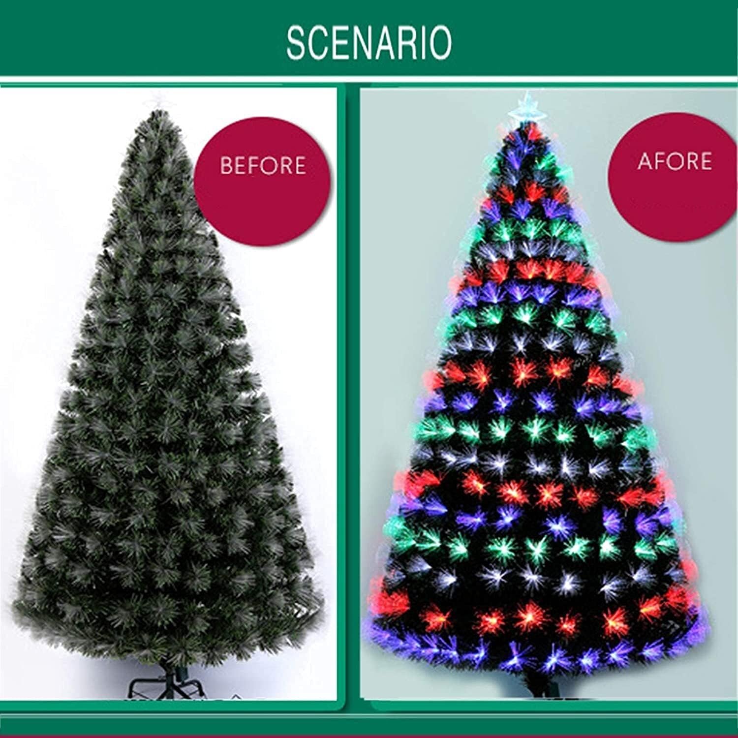 Αυτοφωτιζόμενο Χριστουγεννιάτικο Δέντρο 120cm Οπτικής Ίνας με Πολύχρωμο Φωτισμό Αυτοφωτιζόμενο Χριστουγεννιάτικο Δέντρο 120cm Οπτικής Ίνας με Πολύχρωμο Φωτισμό