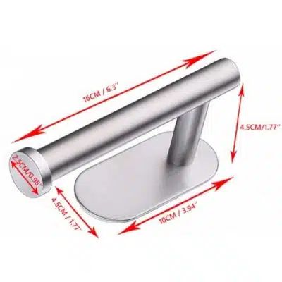 Αυτοκόλλητη Μεταλλική Βάση για Χαρτί Υγείας Αυτοκόλλητη Μεταλλική Βάση για Χαρτί Υγείας