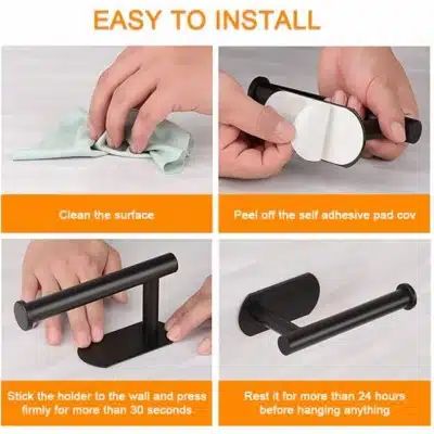 Αυτοκόλλητη Μεταλλική Βάση για Χαρτί Υγείας Αυτοκόλλητη Μεταλλική Βάση για Χαρτί Υγείας