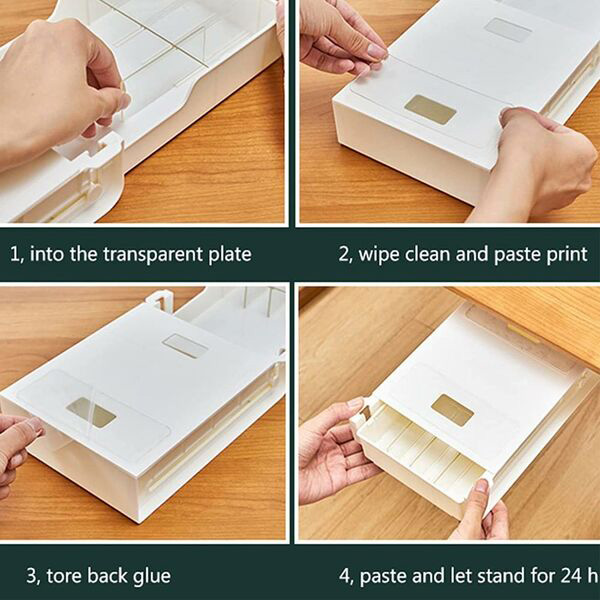 Αυτοκόλλητο Συρτάρι - Συρταριέρα Αποθήκευσης & Οργάνωσης Αντικειμένων - Λευκό Αυτοκόλλητο Συρτάρι - Συρταριέρα Αποθήκευσης & Οργάνωσης Αντικειμένων - Λευκό