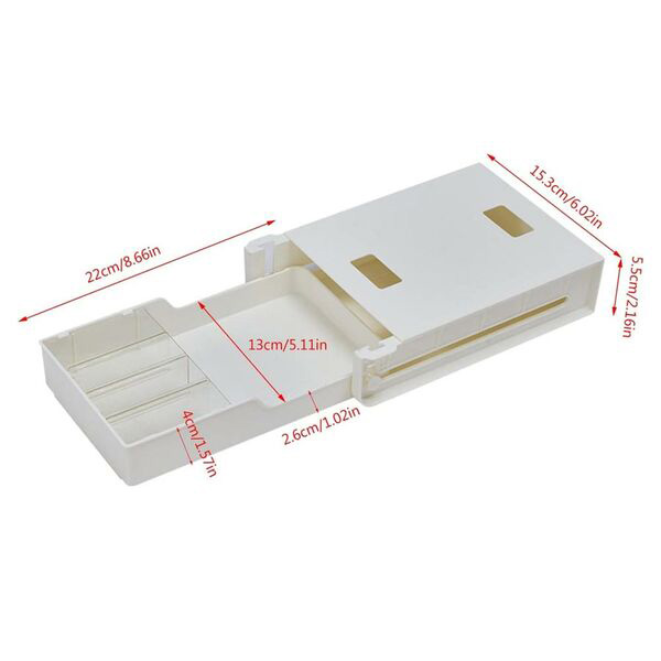 Αυτοκόλλητο Συρτάρι - Συρταριέρα Αποθήκευσης & Οργάνωσης Αντικειμένων - Λευκό Αυτοκόλλητο Συρτάρι - Συρταριέρα Αποθήκευσης & Οργάνωσης Αντικειμένων - Λευκό