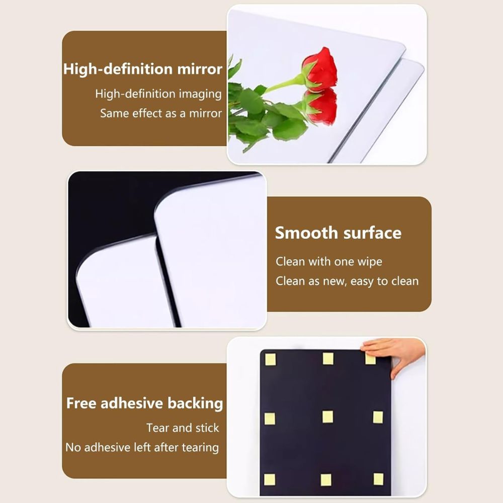 Αυτοκόλλητος Καθρέφτης Τοίχου Ορθογώνιος 40×150cm από Ακρυλικό Υλικό Αυτοκόλλητος Καθρέφτης Τοίχου Ορθογώνιος 40×150cm από Ακρυλικό Υλικό