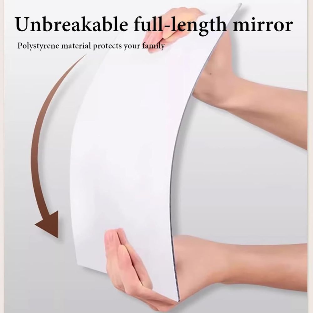 Αυτοκόλλητος Καθρέφτης Τοίχου Οβάλ 40×150cm από Ακρυλικό Υλικό Αυτοκόλλητος Καθρέφτης Τοίχου Οβάλ 40×150cm από Ακρυλικό Υλικό