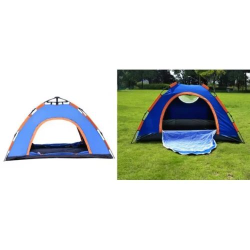 Αυτόματη Pop Up Σκηνή για Camping 4 ατόμων Αδιάβροχη Καλοκαιρινή - 200x200cm Πορτοκαλί-Μπλε Αυτόματη Pop Up Σκηνή για Camping 4 ατόμων Αδιάβροχη Καλοκαιρινή - 200x200cm Πορτοκαλί-Μπλε