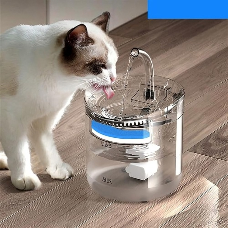 Αυτόματη Ποτίστρα - Συντριβάνι Νερού για Κατοικίδια 2L - Με 2 Λειτουργίες Ροής & Αθόρυβη Αντλία Αυτόματη Ποτίστρα - Συντριβάνι Νερού για Κατοικίδια 2L - Με 2 Λειτουργίες Ροής & Αθόρυβη Αντλία