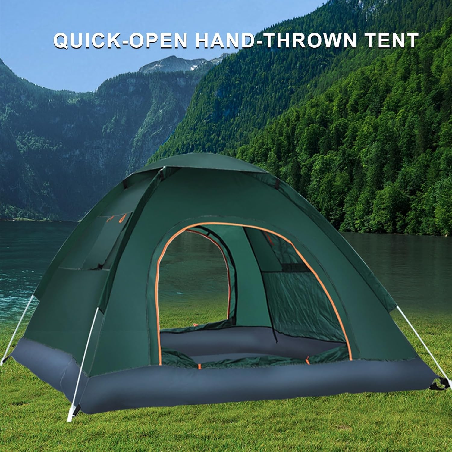 Αυτόματη Σκηνή Pop-Up 3-4 Ατόμων με 2 Πόρτες - SUMMERtiempo Αυτόματη Σκηνή Pop-Up 3-4 Ατόμων με 2 Πόρτες - SUMMERtiempo