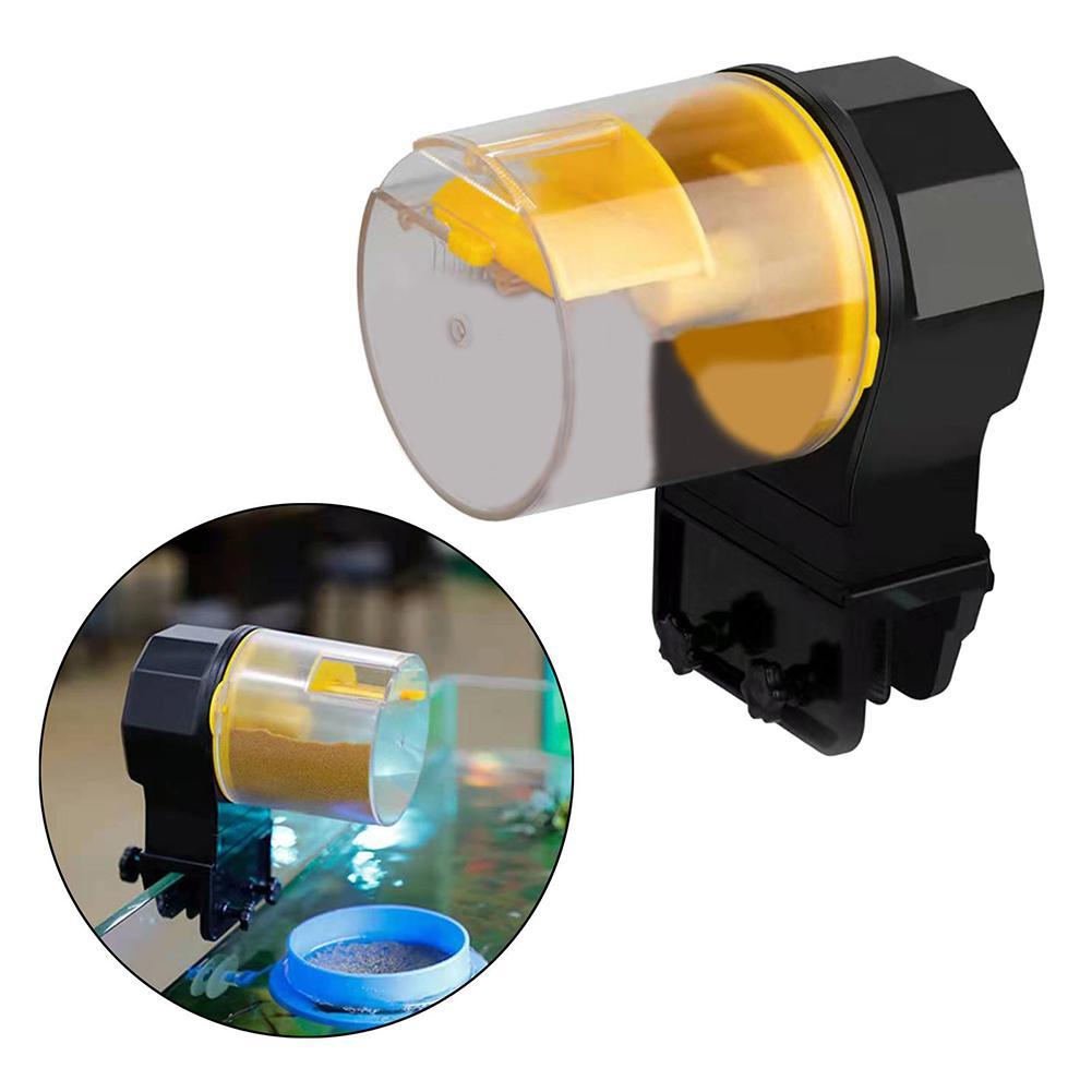 Αυτόματη Ταΐστρα Ενυδρείου με Μπαταρίες Κίτρινη Αυτόματη Ταΐστρα Ενυδρείου με Μπαταρίες Κίτρινη