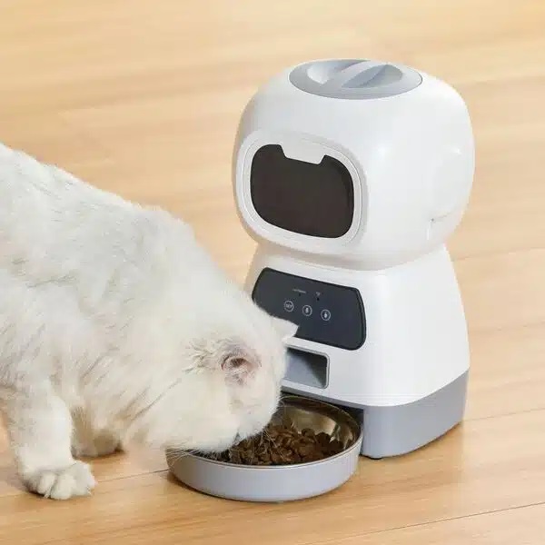Αυτόματη Ταΐστρα Φαγητού για Σκύλους & Γάτες Λευκή 794100 Αυτόματη Ταΐστρα Φαγητού για Σκύλους & Γάτες Λευκή 794100