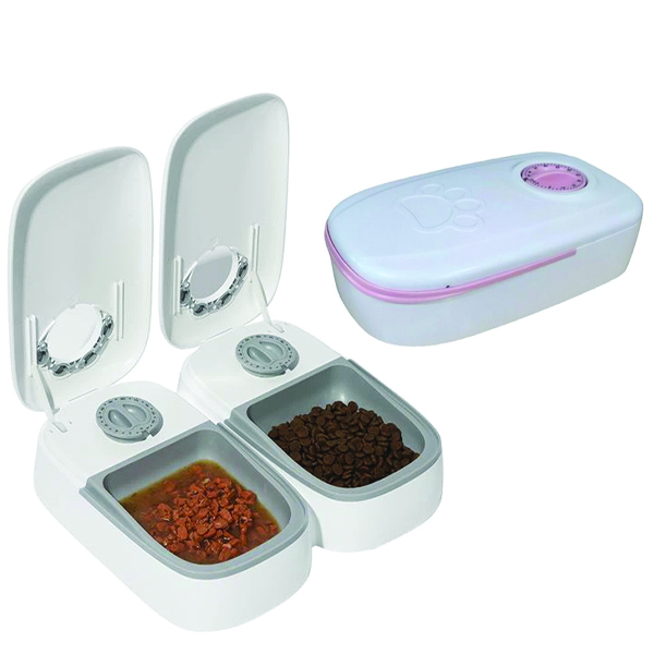 Αυτόματη Ταΐστρα για Κατοικίδια με 48ωρο Προγραμματισμό Γευμάτων 24x14cm 250ml Auto Pet Feeder Ροζ Αυτόματη Ταΐστρα για Κατοικίδια με 48ωρο Προγραμματισμό Γευμάτων 24x14cm 250ml Auto Pet Feeder Ροζ