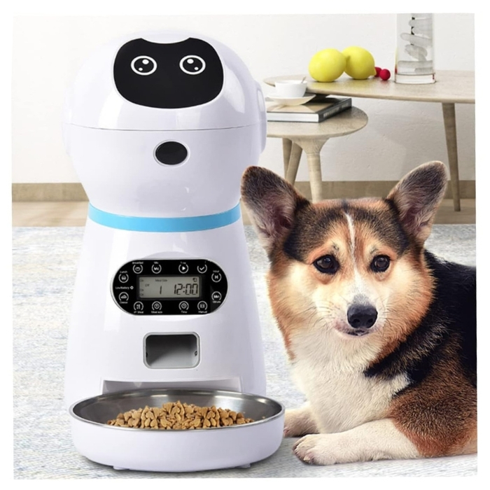 Αυτόματη Ταΐστρα για Σκύλους & Γάτες 3.5L με Οθόνη & Φωνητική Ειδοποίηση Αυτόματη Ταΐστρα για Σκύλους & Γάτες 3.5L με Οθόνη & Φωνητική Ειδοποίηση