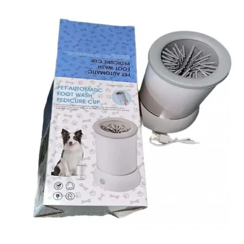 Αυτόματο Επαναφορτιζόμενο Δοχείο Καθαρισμού για Πατούσες Σκύλου & Γάτας 10,5×17,2 cm Λευκό Αυτόματο Επαναφορτιζόμενο Δοχείο Καθαρισμού για Πατούσες Σκύλου & Γάτας 10,5×17,2 cm Λευκό