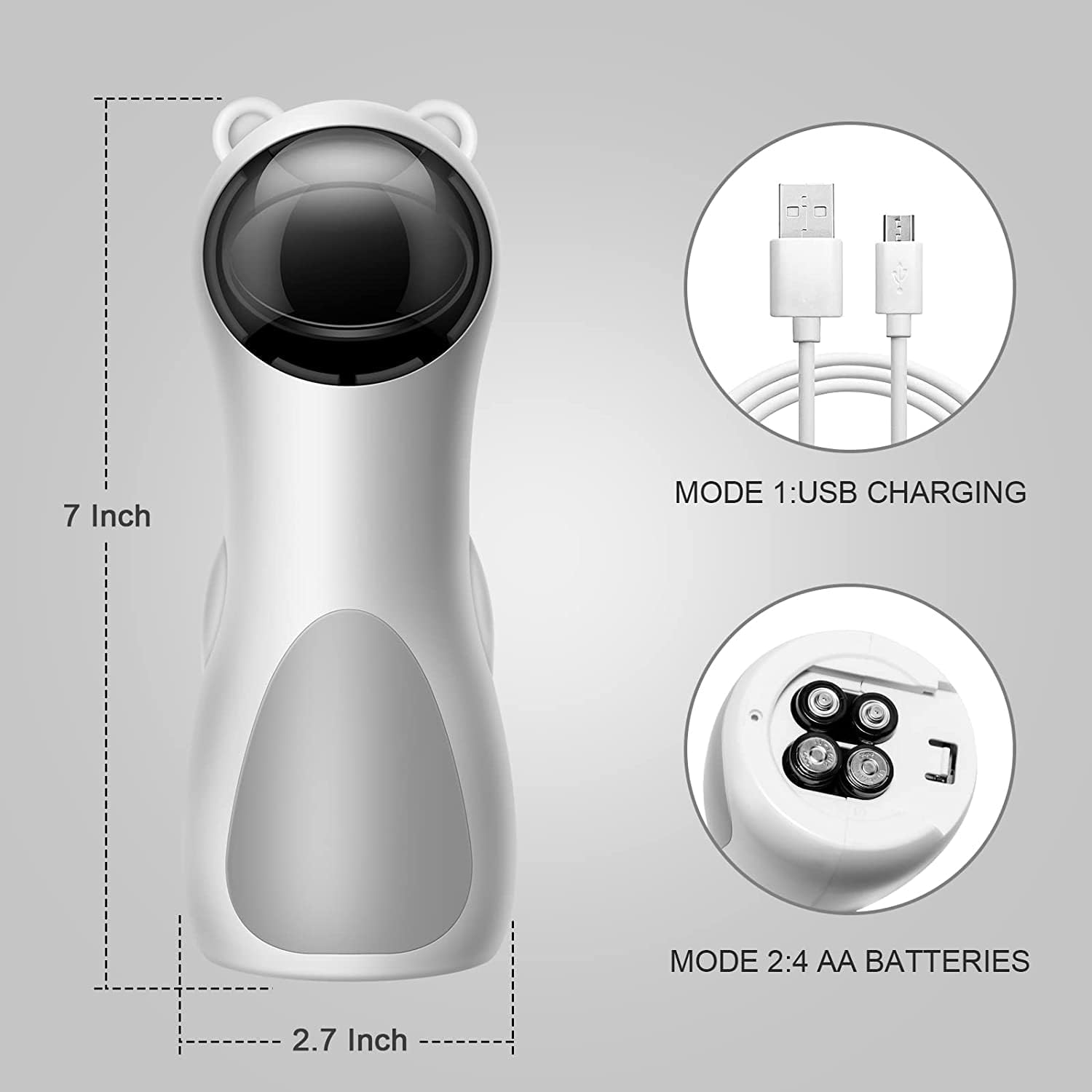 Επαναφορτιζόμενο USB Παιχνίδι Γάτας με Δείκτη Λέιζερ W1 Επαναφορτιζόμενο USB Παιχνίδι Γάτας με Δείκτη Λέιζερ W1