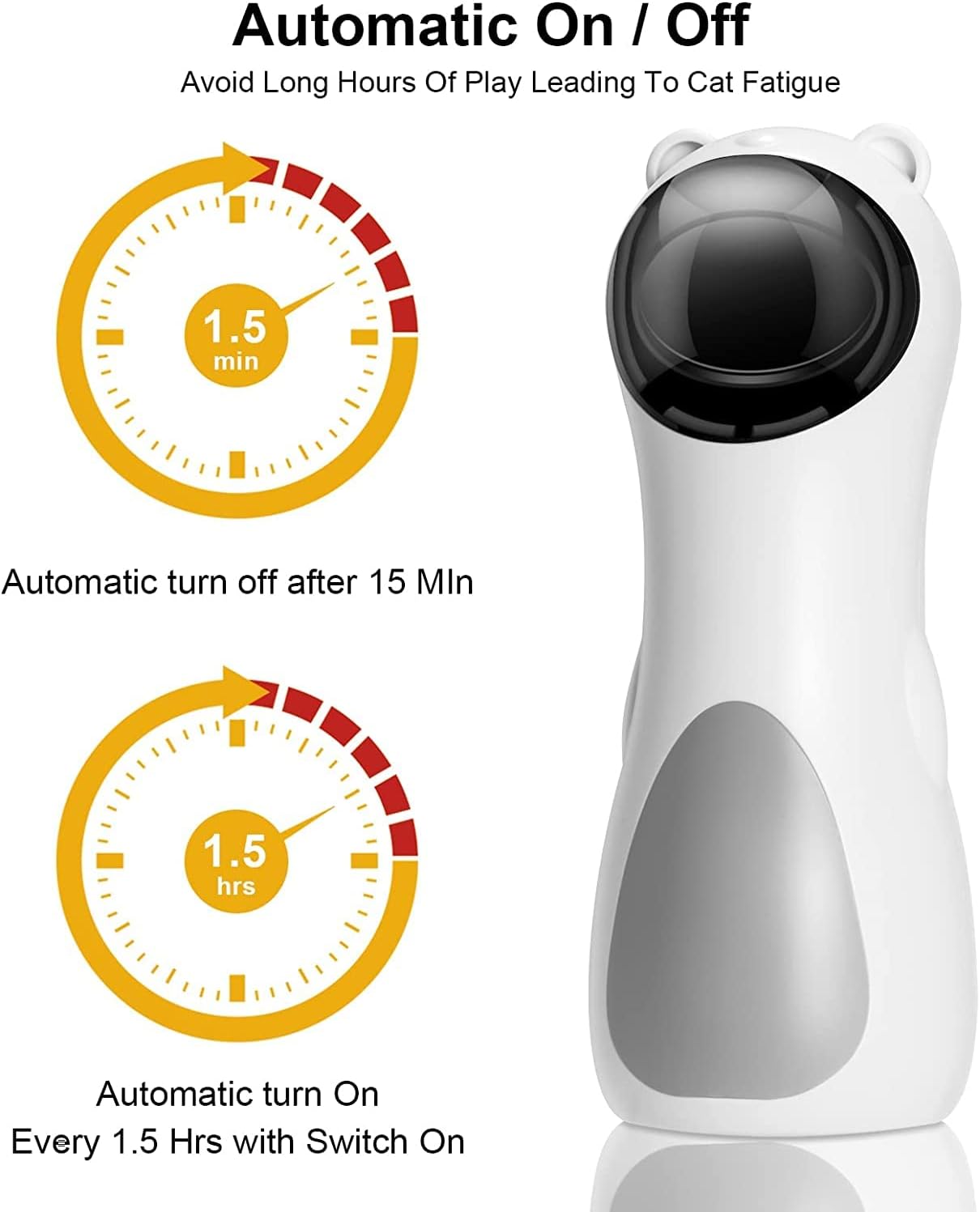 Επαναφορτιζόμενο USB Παιχνίδι Γάτας με Δείκτη Λέιζερ W1 Επαναφορτιζόμενο USB Παιχνίδι Γάτας με Δείκτη Λέιζερ W1