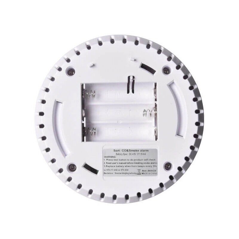 Αυτόματος Ανιχνευτής Καπνού και Μονοξειδίου του Άνθρακα - Με Οθόνη LCD, Ένδειξη LED & Συναγερμό Αυτόματος Ανιχνευτής Καπνού και Μονοξειδίου του Άνθρακα - Με Οθόνη LCD, Ένδειξη LED & Συναγερμό