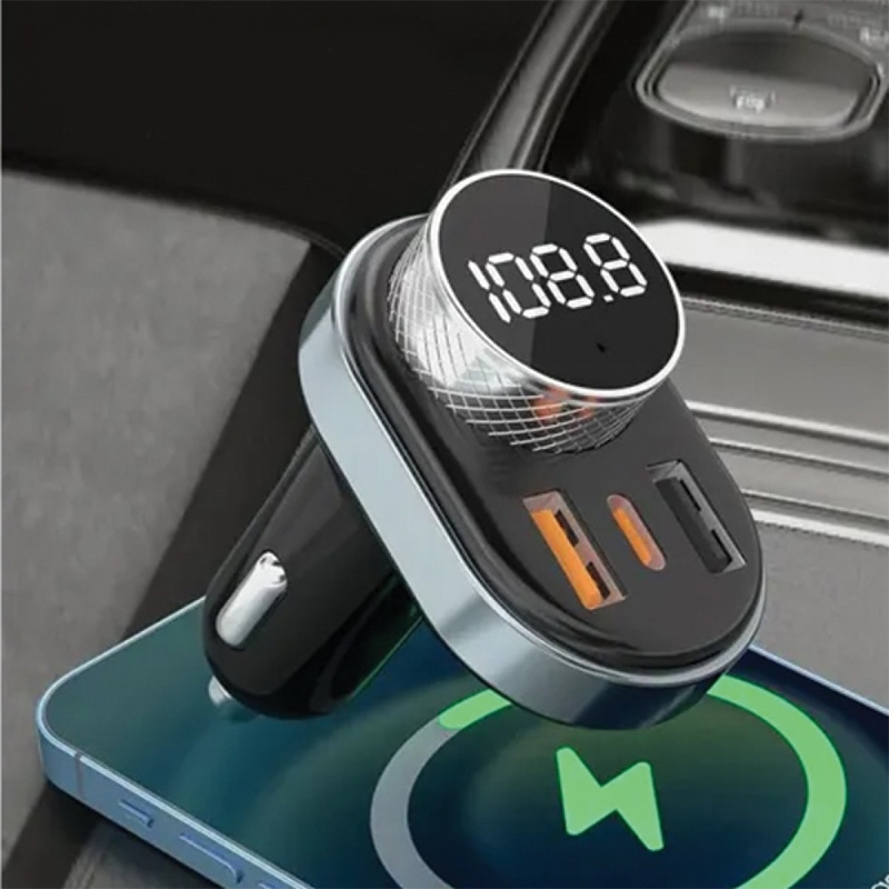 Awei FM Transmitter Αυτοκινήτου με Bluetooth 5.0 / MicroSD / USB / Fast Charger / Hands Free Awei FM Transmitter Αυτοκινήτου με Bluetooth 5.0 / MicroSD / USB / Fast Charger / Hands Free