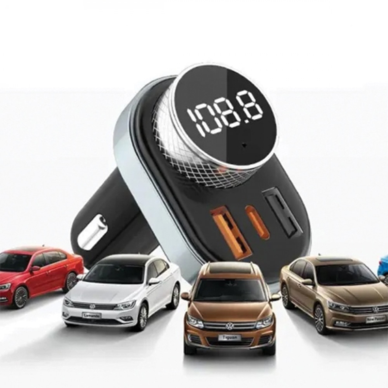 Awei FM Transmitter Αυτοκινήτου με Bluetooth 5.0 / MicroSD / USB / Fast Charger / Hands Free Awei FM Transmitter Αυτοκινήτου με Bluetooth 5.0 / MicroSD / USB / Fast Charger / Hands Free