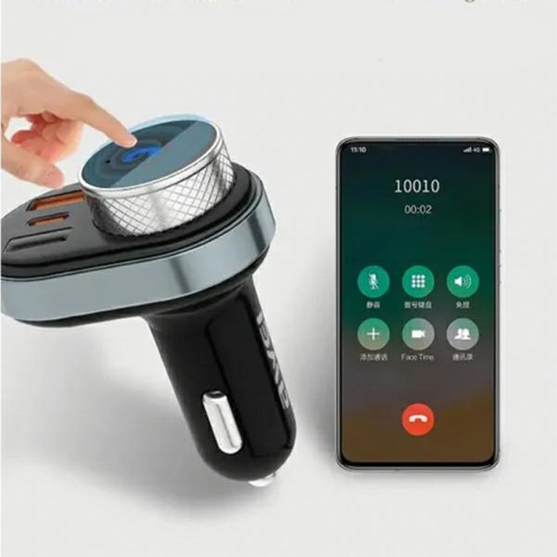 Awei FM Transmitter Αυτοκινήτου με Bluetooth 5.0 / MicroSD / USB / Fast Charger / Hands Free Awei FM Transmitter Αυτοκινήτου με Bluetooth 5.0 / MicroSD / USB / Fast Charger / Hands Free