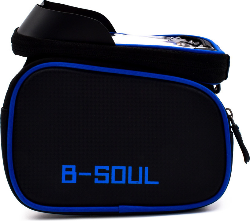 B-Soul Τσαντάκι Σκελετού Ποδηλάτου με Τρείς Θήκες και Ιμάντες Μαύρο/Μπλε B-Soul Τσαντάκι Σκελετού Ποδηλάτου με Τρείς Θήκες και Ιμάντες Μαύρο/Μπλε