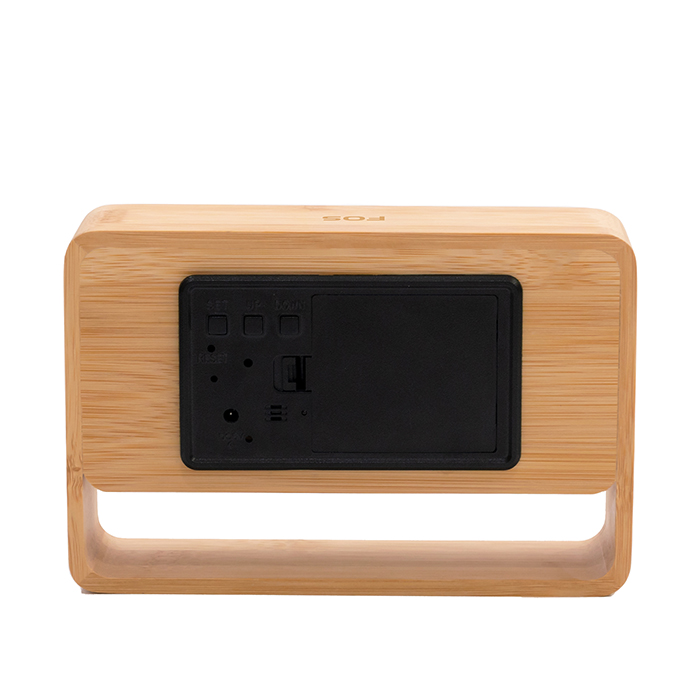 Bamboo Ψηφιακό Θερμόμετρο,Υγρόμετρο Εσωτερικού Χώρου με Ρολόι, Ξυπνητήρι, Ημερομηνία και Φωτάκι Νυκτός Bamboo Ψηφιακό Θερμόμετρο,Υγρόμετρο Εσωτερικού Χώρου με Ρολόι, Ξυπνητήρι, Ημερομηνία και Φωτάκι Νυκτός