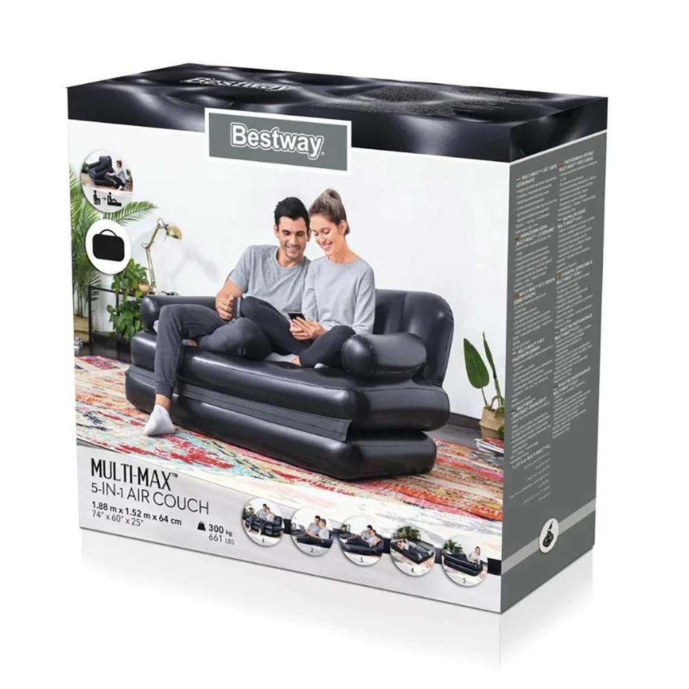 BESTWAY Διπλός Πολυλειτουργικός Καναπές Κρεβάτι με Αέρα 5 σε 1 BESTWAY Διπλός Πολυλειτουργικός Καναπές Κρεβάτι με Αέρα 5 σε 1