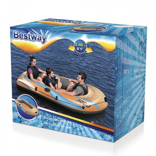 Bestway Φουσκωτή Βάρκα 3 Ατόμων Kondor Elite 3000 Raft 246×122cm Bestway Φουσκωτή Βάρκα 3 Ατόμων Kondor Elite 3000 Raft 246×122cm