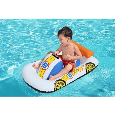 Bestway Παιδικό Φουσκωτό Σωσίβιο με Χειρολαβές Jet Ski Λευκό με Πολύχρωμα Σχέδια 110cm x 75cm Bestway Παιδικό Φουσκωτό Σωσίβιο με Χειρολαβές Jet Ski Λευκό με Πολύχρωμα Σχέδια 110cm x 75cm