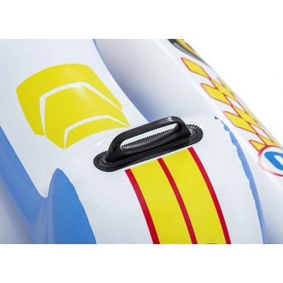 Bestway Παιδικό Φουσκωτό Σωσίβιο με Χειρολαβές Jet Ski Λευκό με Πολύχρωμα Σχέδια 110cm x 75cm Bestway Παιδικό Φουσκωτό Σωσίβιο με Χειρολαβές Jet Ski Λευκό με Πολύχρωμα Σχέδια 110cm x 75cm