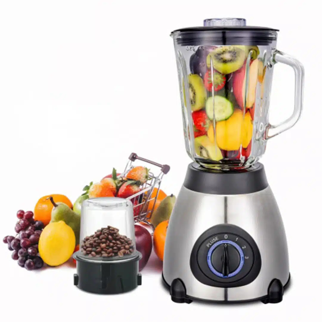 Blender και Μύλος 1000W 2 σε 1 Andowl Q-FR60 Ασημί Blender και Μύλος 1000W 2 σε 1 Andowl Q-FR60 Ασημί