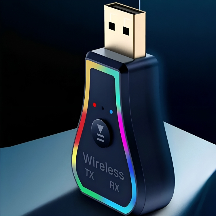 Bluetooth 5.0 Receiver USB με Διπλή Θύρα Εξόδου TX RX Bluetooth 5.0 Receiver USB με Διπλή Θύρα Εξόδου TX RX