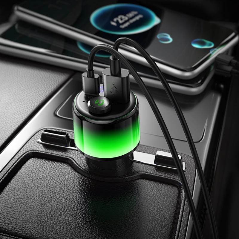 Bluetooth FM Transmitter HOCO E166 Path 42W – Ταχεία Φόρτιση PD 30W, USB-C και USB-A, Bluetooth, Hands-Free Κλήσεις, LED Ένδειξη Bluetooth FM Transmitter HOCO E166 Path 42W – Ταχεία Φόρτιση PD 30W, USB-C και USB-A, Bluetooth, Hands-Free Κλήσεις, LED Ένδειξη